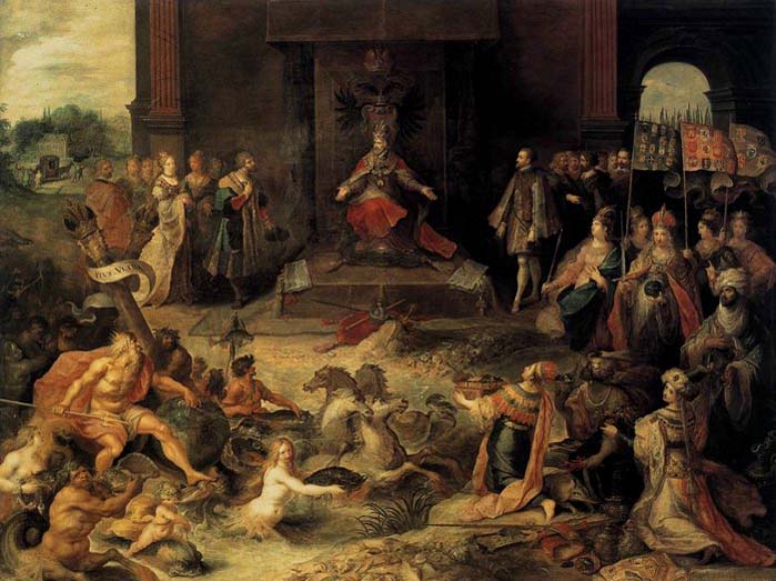 Francken, Frans II Allegory on the Abdication of Emperor Charles V in Brussels 25 October 1555